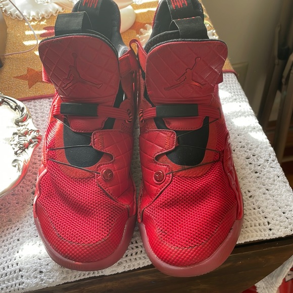 Red Nike Jordan’s with lots of life left. - Picture 1 of 13